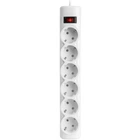 Сетевой фильтр удлинитель Power filtr 3.0м Defender DFS 153 6 розеток White (994900)