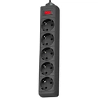 Мережевий фільтр подовжувач Power filtr 3,0м Defender ES 5 розеток Black (994850)