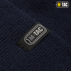 Шапка M-Tac тонкая вязка 100% акрил Dark Navy Blue L/XL - изображение 6