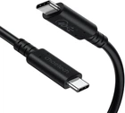 Кабель Choetech XCC-1028 USB4.0 Thunderbolt Type-C MM 80см Gen3 100W 40Gbps 8K 60Гц Black
