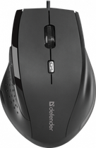 Проводная мышка Defender Accura MM-362 6кн 1600 dpi USB Black (52362)
