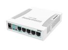 Коммутатор Mikrotik RB260GS TF470 5-port Gigabit smart switch with SFP cage SwOS plastic case PSU White