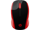 Беспроводная мышка HP 200 3 кН 1000 dpi Black-Red (2HU82AA)