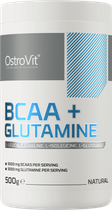 Амінокислота OstroVit BCAA + L-Glutamine 500 г Без смаку (5902232610222) - зображення 1