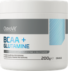 Aminokwas OstroVit BCAA + Glutamina 200 g Pomarańcza (5902232611588) - obraz 1