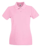 Футболка поло женская Fruit of the Loom Premium polo lady-fit S Светло-розовый (063030052S)