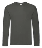 Футболка с длинным рукавом мужская Fruit of the Loom Original long sleeve T S Светлый графит (0614280GLS)