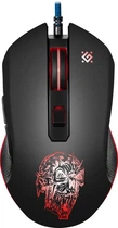 Игровая проводная мышка Defender Sleipnir GM-927 12800 dpi 6кн RGB подсветка с ковриком Black (52927)