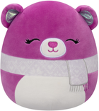 Maskotka Squishmallows Little Plush Crisanta Purple Bear W/Scarf 19 cm (0196566186767) - obraz 3
