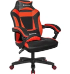 Игровое кресло Defender Master до 140кг Экокожа Black-Red (64359)