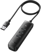Адаптер 4в1 Ugreen Хаб USB do 4 x USB 1 m Black (6941876226887) - зображення 1