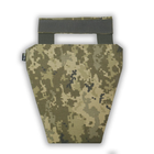Универсальная сумка-защита паха (напашник-фартук) с баллистическим пакетом 1 класс защиты Militex cordura Пиксель - изображение 3