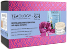 Набір для догляду за обличчям Teaology White Tea Miracle Anti-age Крем проти зморшок 50 мл + Маска для обличчя 21 мл + Резинка для волосся (8050148505167) - зображення 1