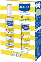 Набір Mustela Bebe Very High Protection Face & Body Sun Сонцезахисний лосьйон SPF 50+ 40 мл + Сонцезахисний спрей SPF 50 200 мл (8436034154143) - зображення 1