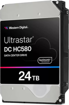 Dysk twardy Western Digital Ultrastar DC HC580 24TB 7200rpm 512MB WUH722424ALE6L4_ 0F62796 3.5" SATA III - obraz 1