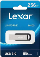 Флеш пам'ять Lexar JumpDrive M400 256GB USB 3.0 Black/Silver (LJDM400256G-BNBNG) - зображення 3
