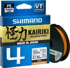 Шнур Shimano Kairiki 4 PE (Hi-Vis Orange) 150 м 0.19 мм 11.6 кг (22664614)