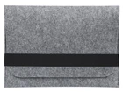 Чохол для ноутбука Gmakin для Macbook Pro 14 світло-сірий, горизонтальний, на гуму (GM15-14)