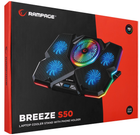 Охолоджувальна підставка для ноутбука Rampage BREEZE S50 RGB 17" - зображення 8
