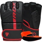 Перчатки для ММА RDX F6 KARA Matte капа в комплекте Black