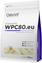 Протеїн OstroVit Standart WPC80.eu 900 г Білий шоколад (5902232612370) - зображення 1