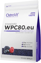 Białko OstroVit Standart WPC80.eu 2.27 kg Jagoda leśna (5902232610765) - obraz 1