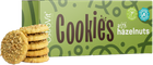 Печиво OstroVit Cookies with Hazelnuts 130 г (5903933906966) - зображення 1