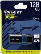 Pendrive Patriot Supersonic Rage Lite 128GB USB 3.2 Black/Blue (PEF128GRLB32U) - obraz 9