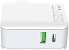Ładowarka sieciowa Ldnio USB-C 20W + kabel USB-C - Lightning (A4403C Type C-Lightn) - obraz 2
