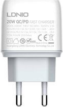Мережевий зарядний пристрій Ldnio USB-C 20 W + кабель microUSB (A2424C Micro) - зображення 1
