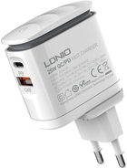 Мережевий зарядний пристрій Ldnio USB-C + кабель USB-C (A2423C Type-C) - зображення 2