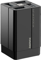 Мережевий зарядний пристрій Remax 4 x USB 3.4 A Black (RP-U43 EU-black) - зображення 2