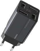 Ładowarka sieciowa Remax 4 x USB 3.4 A Czarna (RP-U43 EU-black) - obraz 3