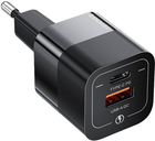 Мережевий зарядний пристрій Toocki USB - USB-C 33 W Black (TCTAC-XFKB01 black) - зображення 1