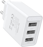 Ładowarka sieciowa Vention 3 x USB2.4 A 12 W Biała (FEAW0-EU) - obraz 2