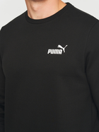 Світшот на флісі чоловічий Puma Ess Small Logo Crew Fl 58668201 L Чорний (4063697320499) - зображення 4