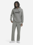 Bluza z kapturem męska Puma Ess Big Logo Hoodie Tr 58668803 M Szara (4063697318526) - obraz 3