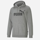 Bluza z kapturem męska Puma Ess Big Logo Hoodie Tr 586688-03 XS Szara (4063697318557) - obraz 4