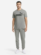 Spodnie dresowe męskie Puma Ess Slim Pants Tr 58674903 S Ciemnoszare (4063697288966) - obraz 3