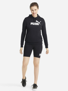 Bluza z kapturem damska Puma Ess Logo Hoodie Tr 58679101 XS Czarna (4063697202283) - obraz 3