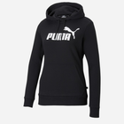 Bluza z kapturem damska Puma Ess Logo Hoodie Tr 58679101 XS Czarna (4063697202283) - obraz 4