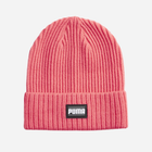 Шапка біні Puma Ribbed Classic Cuff Beanie 2403808 Рожева (4099683450826) - зображення 1