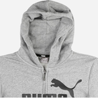 Młodzieżowa bluza rozpinana chłopięca Puma Ess Big Logo Fz Hoodie Tr B 58696803 140 cm Szara (4063697293663) - obraz 3