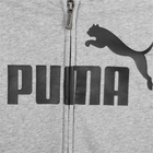 Підліткова толстовка з капюшоном для хлопчика Puma Ess Big Logo Fz Hoodie Tr B 58696803 140 см Сіра (4063697293663) - зображення 4