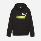 Дитяче тепле худі на флісі для хлопчика Puma Ess+ 2 Col Big Logo Hoodie Fl 58698759 128 см Чорне (4099685450213) - зображення 4