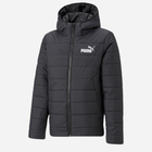 Підліткова демісезонна куртка для хлопчика Puma Ess Hooded Padded Jacket 67055901 140 см Чорна (4065449046381) - зображення 7