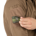 Футболка Поло тактична з довгим рукавом Sturm Mil-Tec Tactical Long Sleeve Polo Shirt Quick Dry DARK COYOTE M (10962019) - изображение 6