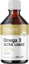 Харчова добавка OstroVit Omega 3 Ultra Liquid 300 мл (5903246220551) - зображення 1