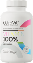 Харчова добавка OstroVit 100% Vit&Min 30 таб (5902232619300) - зображення 1