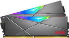 Оперативна пам'ять ADATA DDR4-3200 16384MB PC4-25600 (Kit of 2x8192) XPG Spectrix D50 RGB Tungsten Gray (AX4U32008G16A-DT50) - зображення 1